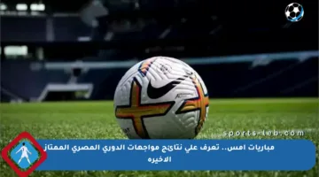 مباريات أمس.. تعرف على نتائج مواجهات الدوري المصري الممتاز الأخيرة